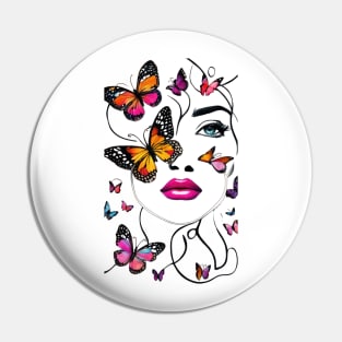 Lady Butterfly Pin