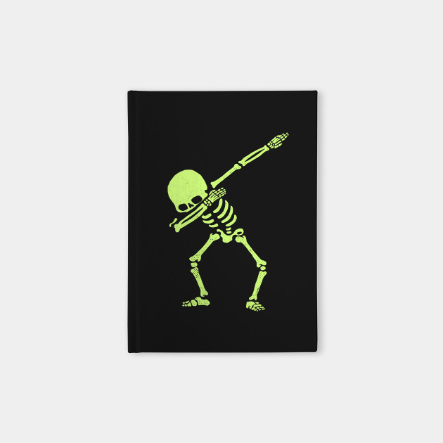 Dabbing Skeleton Shirt Dab Hip Hop Skull Dabbin Glow Effect
