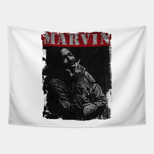 TEXTURE ART - Marvin gaye Slow Tapestry by ZiziVintage