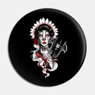 Clown warrior Pin