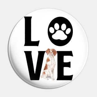 Dog Love - Brittany Pin