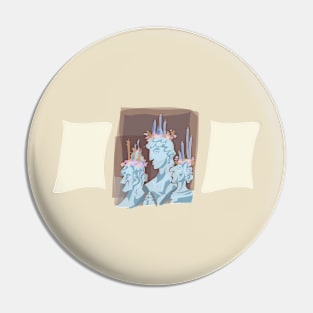 Statue Candles Pin