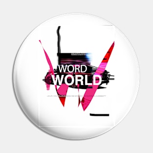 WORD WORLD STYLE Pin