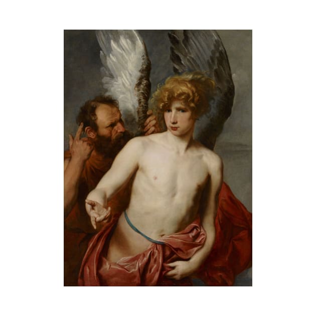 Daedalus and Icarus by Anthony van Dyck by Classic Art Stall