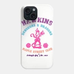 Hawkins D&D club (colors) Phone Case