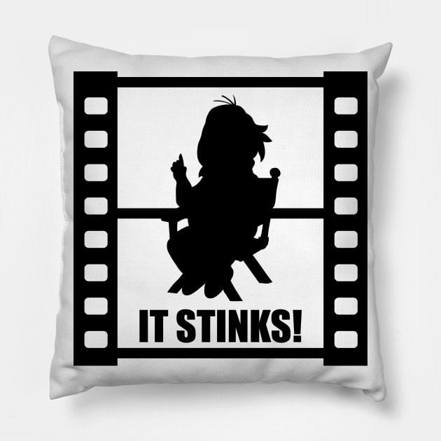 It Stinks! Pillow by nickbeta