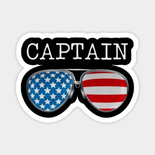 USA PILOT GLASSES CAPTAIN Magnet