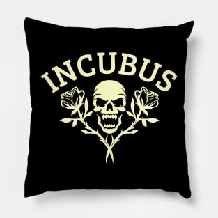 Incubus Flower skull Pillow