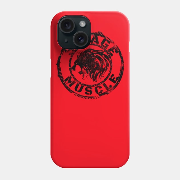 SAVAGE MUSCLE LION Phone Case by MuscleTeez
