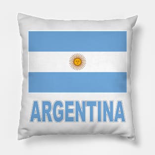 The Pride of Argentina - Argentine Flag Design Pillow