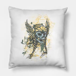 Halloween Skeleton Skull Pillow