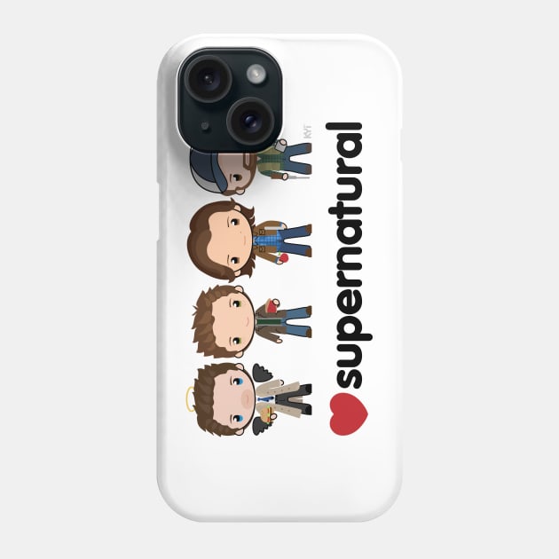 Love Supernatural 2 Phone Case by KYi