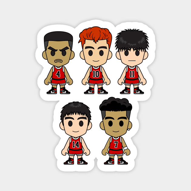 Slam Dunk Anime Magnet by Chibi Pops