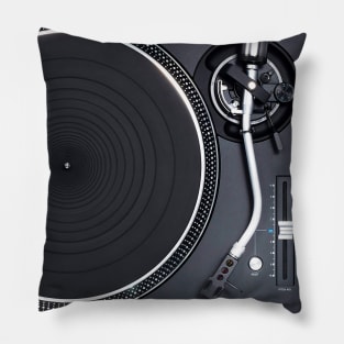 Classic Turntable Black Pillow