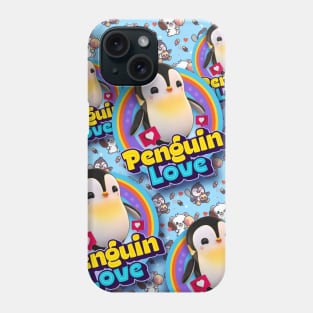 Penguin love v2 Phone Case
