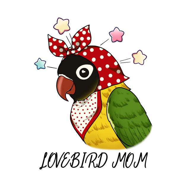 Nurturing Wings: Lovebird Mom's Parrot Passion by Holymayo Tee