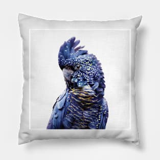 Black Cockatoo Pillow