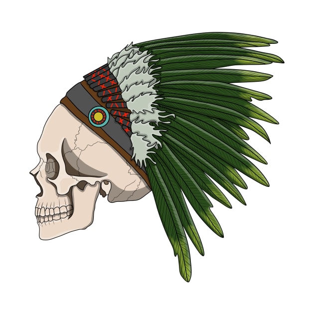 skull headdress by Artbychb