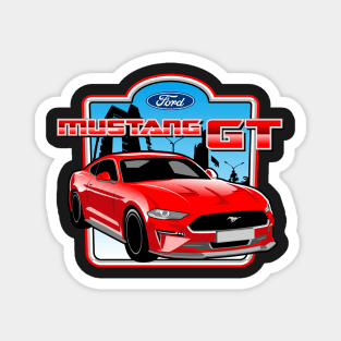 mustang GT v8 Magnet