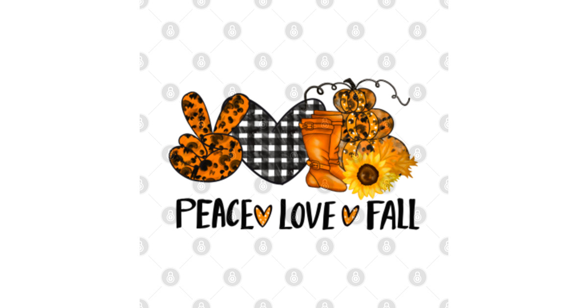 Download Peace Love Fall - Peace Love Fall - Mug | TeePublic AU