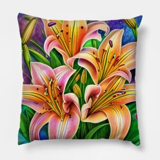 Fantasy Lilies Pillow