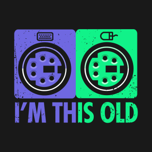 I'm This Old Retro 1990s Computing IT Professional T-Shirt