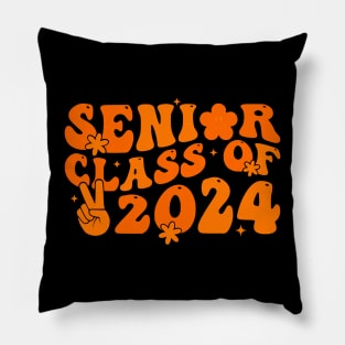 Retro Senior Class Of 2024 Pillow