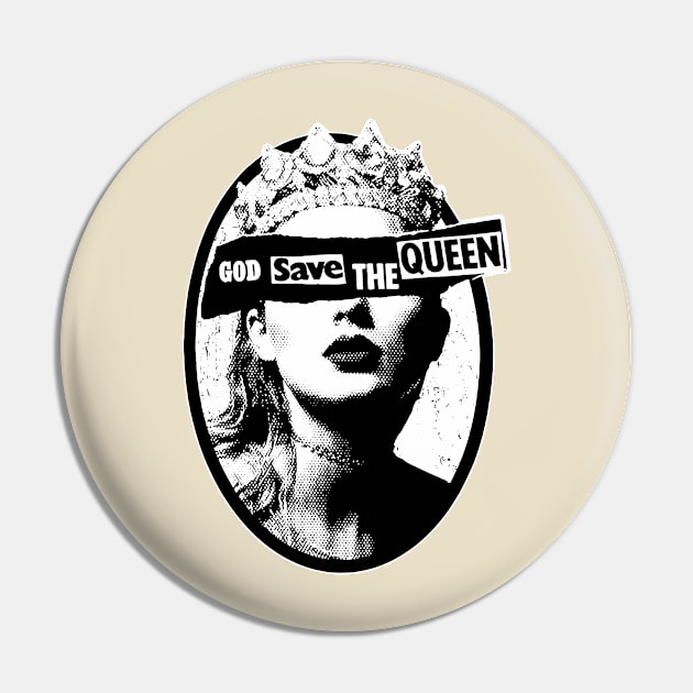 God Save The Queen Taylor Reputation Era Inspired Pin by KC Crafts & Creations