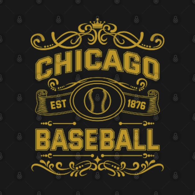 Vintage Chicago Baseball by carlesclan