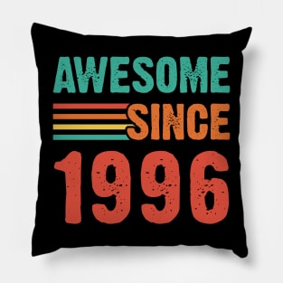 Vintage Awesome Since 1996 Pillow