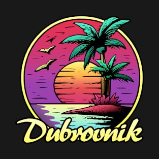 Dubrovnik summer sunset Sun T-Shirt