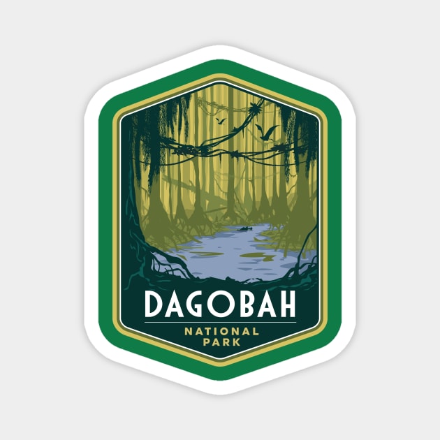 Dagobah National Forest Magnet by MindsparkCreative