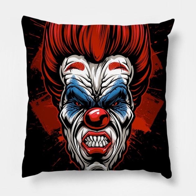 Clown Pillow by Chack Loon