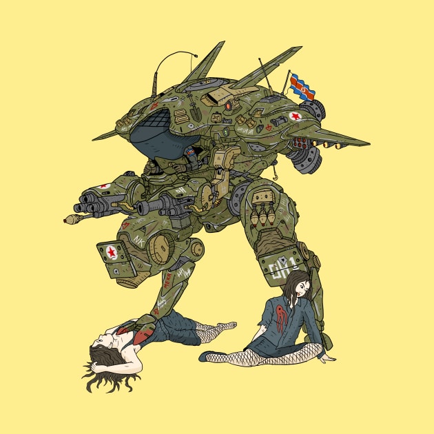 a north korean mecha. by JJadx