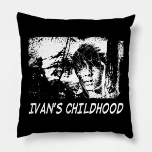 Young Ivan's Quest Vintage Movie T-Shirt Pillow