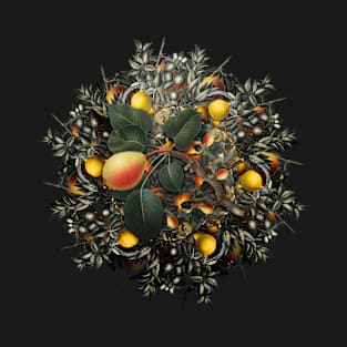 Vintage Pear Fruit Wreath T-Shirt