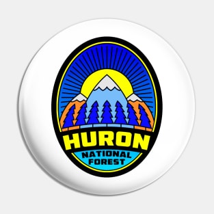 Huron National Forest Michigan Pin