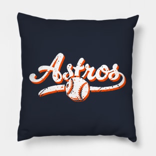 Retro Astros offset Pillow