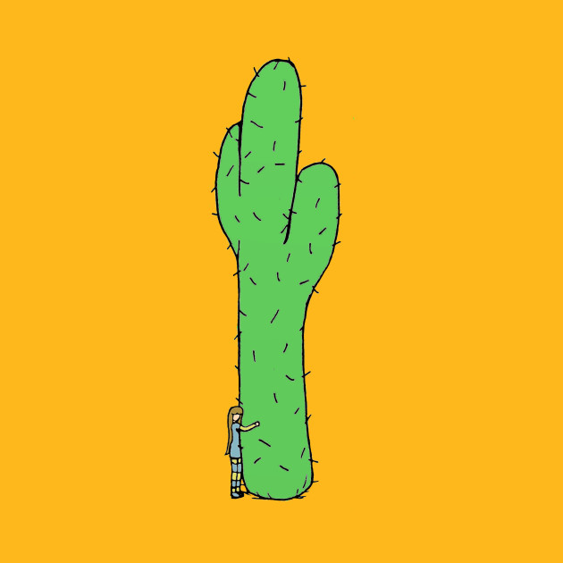 Pastel cactus hug - Cactus - T-Shirt | TeePublic