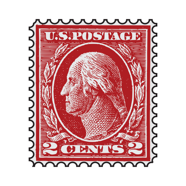 2 Cent Red Washington by jw608