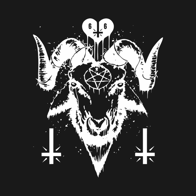 666 Satanic Baphomet by pa2rok