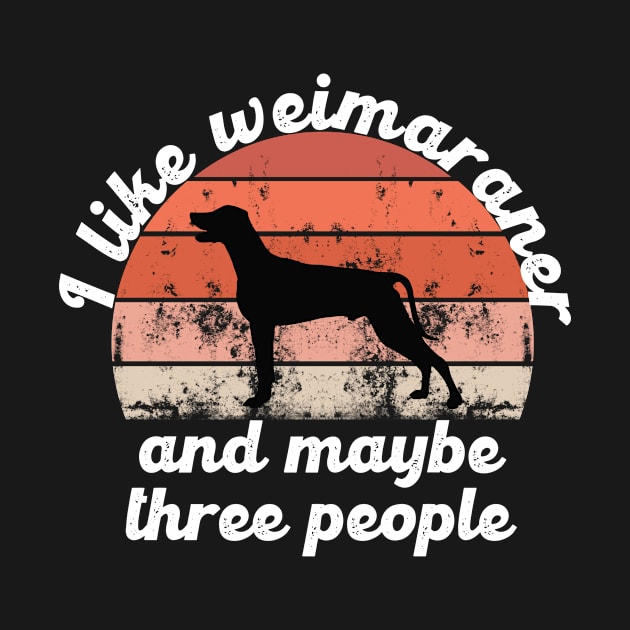 i like weimaraner and maybe three people by hatem