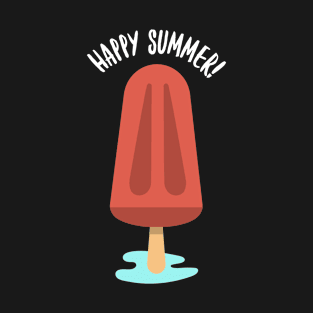 Happy Summer Ice Cream Food Lovers T-Shirt