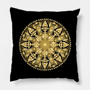 Gold ornament Maya Pillow