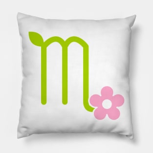 Floral Scorpio Pillow