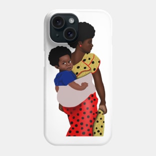 African Mother and Child Phone Case