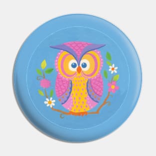 Groovy Owl Pin