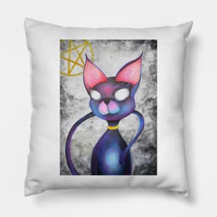 Witchy Kitty Pillow