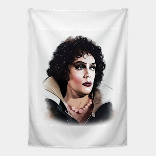 Dr Frank n Furter | Rocky Horror Picture Show Tapestry by ArtFactoryAI