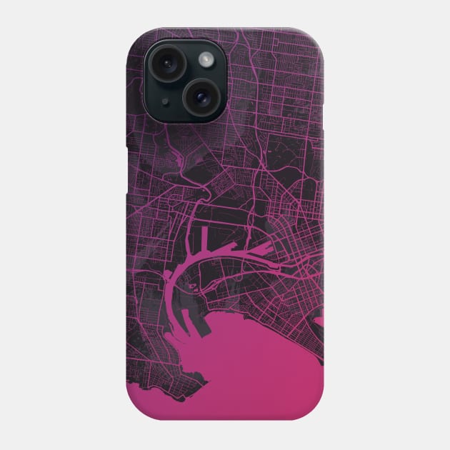 Melbourne Map Phone Case by polliadesign